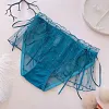 Men's lace transparent briefs