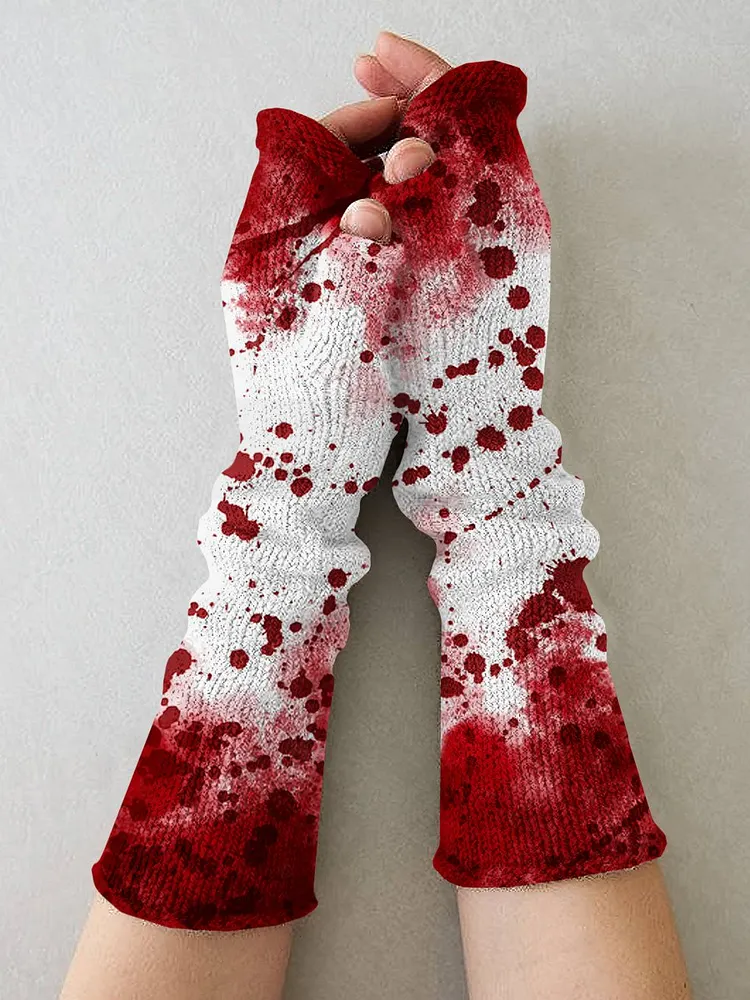 Halloween Bloodstain Artistic Glove