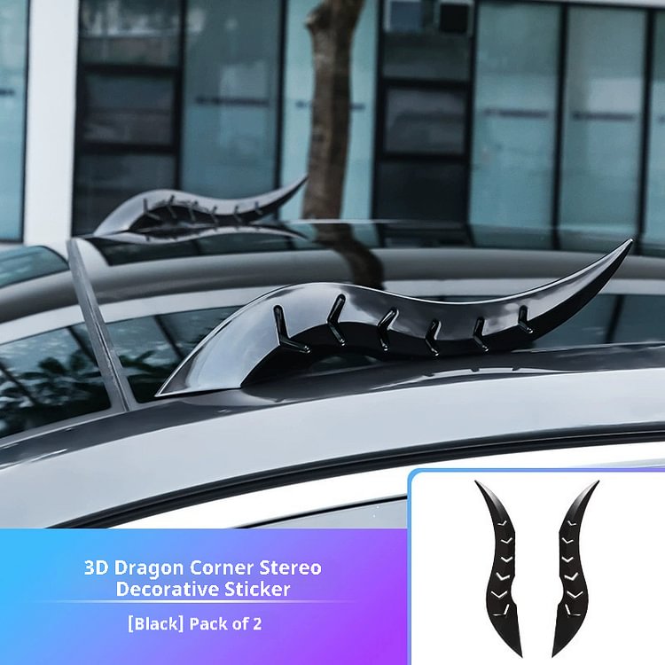 Dragon Horn Car Roof Spoiler Kit（2PCS）