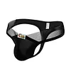 Men's Nylon Belt Ice Silk Wide Belt Thong U Convex Underwear