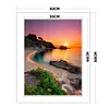 Seaside-11CT Stamped Cross Stitch Kit(40*50cm)