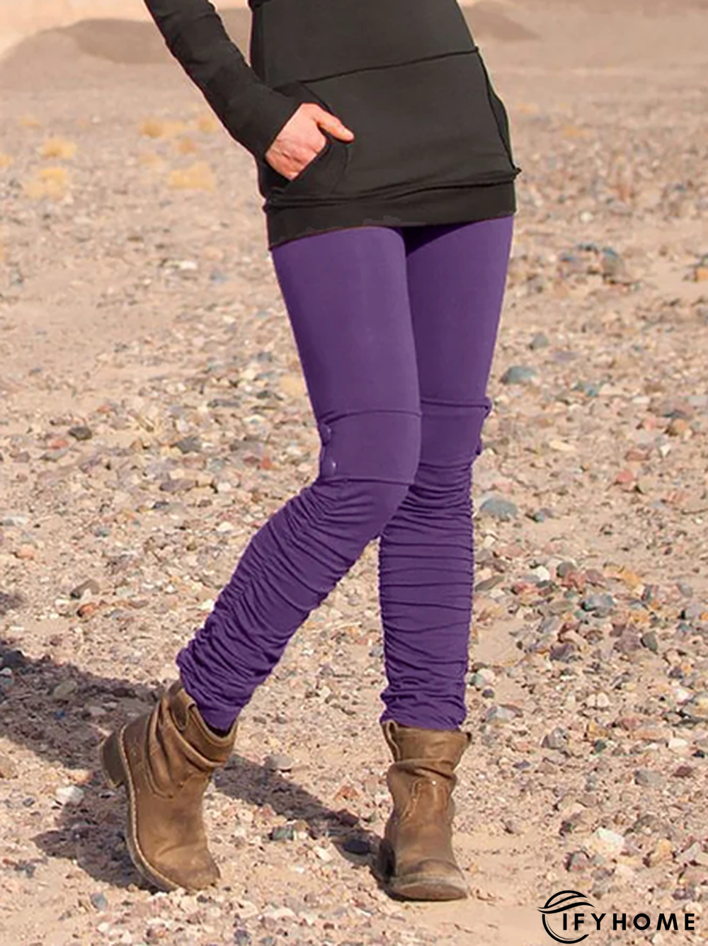 Casual Solid Tight Pants | IFYHOME