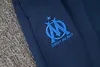 Joyfball 2024/2025 Olympique de Marseille Half-Pull Training Suit Royal Blue Jersey 1:1 Thai Quality Set