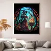 Witch - 14CT Stamped Cross Stitch - 40*50cm