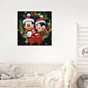 Xmas Mouse Wreath-Full Round Diamond Painting 30*30cm