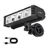 Bike Front Lamp Type-C Highlight LED Cycling Lights 4 Modes Bicycle Flashlight