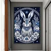 (US Local)Rabbit -11CT Stamped Cross Stitch Kit(40x60cm)