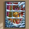 >SALE<5D DIY Full Round Drill Diamond Painting Dog Kit Home Decoration 30x40cm