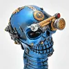 Automotive Accessories Car - Mounted Simulated Skull Warrior, Personalized and Creative Universal Gear Shift Lever