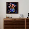 Luminous Flowers-Full Round Diamond Painting
