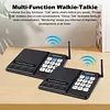 2Pcs Intercoms Wireless 2000m Long Range Room to Room Intercom System with Group Call & Monitor Function for House Business Office Elderly