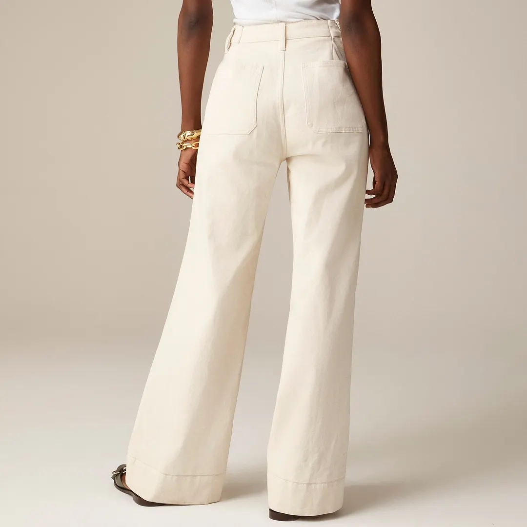 Tummy Control Sailor Wide Leg Trouser(Buy 2 Free Shipping)
