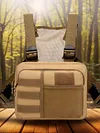 Outdoor Multifunctional Vest Chest Bag Multi Pocket Large Running Sport Backpack