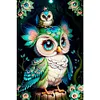 Diamond Painting-DIY Full Round Drill Blue and White Bird(40*60CM)