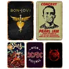 (Multi Style)Band - Vintage Metal Signs - 20*30cm - Music