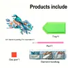 (US Local)Blue Bird  Diamond Painting Door Corner Sign DIY Door Frame Decoration