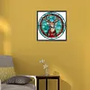 Diamond Painting-DIY Full Round Drill Stained Glass Christmas Deer