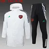 Joyfball 2024/2025 Arsenal Cotton Jacket White Soccer Jersey 