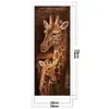 (Big Size)Giraffe-Stamped Cross Stitch 11CT/14CT 30*75cm/11.81*29.53in
