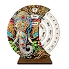 Wooden Special Shaped DIY Diamond Painting Moon Perpetual Calendar Decor Kits