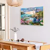 （Big Size）Seaside Lighthouse-Full Round Diamond Painting 60*50cm