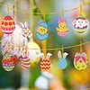 10pcs Diamond Painting Cartoon Easter Chick Pendant