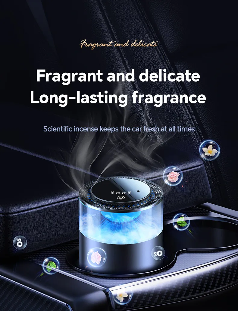 Cloud mist landscape aromatherapy car perfume lasting fragrance cloud mist car fragrance automatic start and stop spray aromatherapy
