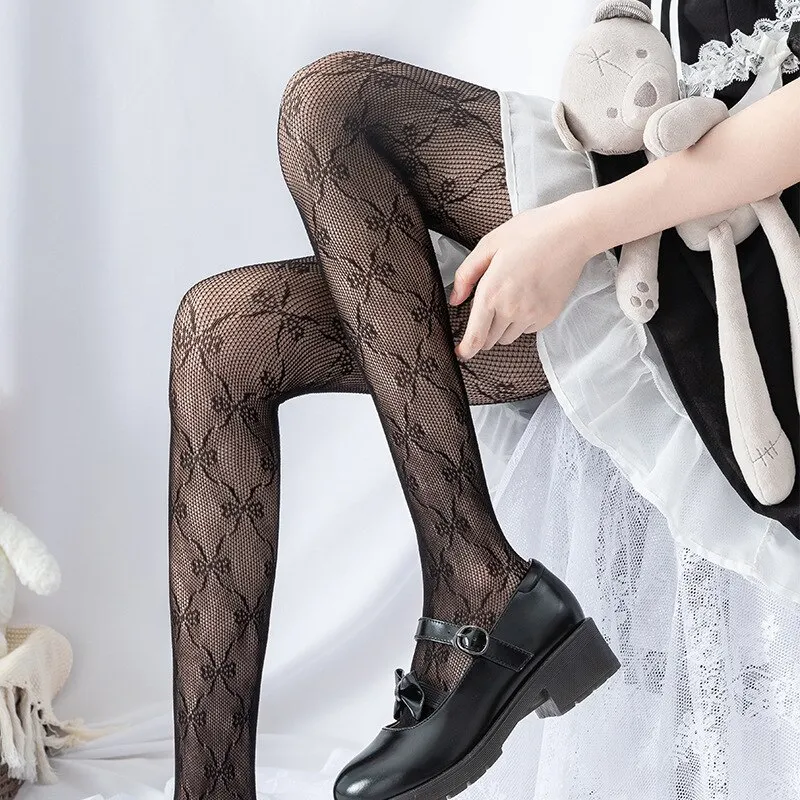 Billionm OJBK Fashion Lolita Cute Lace Pantyhose Over Knee 1PC Sexy Women Tights Good Stretch Kawaii Japanese Maid Anime Stocking 2020