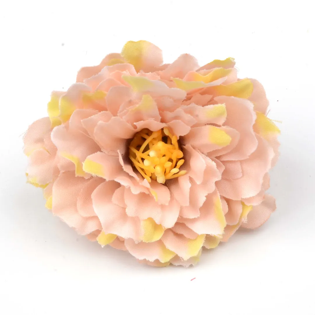 10pcs/lot 6cm Artificial Silk Carnation Flower Heads Wedding Home Decoration DIY Bride Holding flowers Accessories Fake Flowers