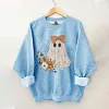 Women's Halloween Lace Ghost Princess Sweatshirt