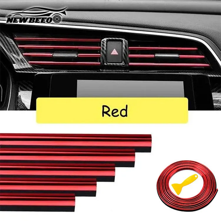 Chrome Styling Moulding Car Air Vent Trim Strip