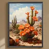 Desert Cactus Flower-Full Round Diamond Painting