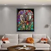 >SALE<Full Embroidery Eco-cotton Thread 11CT Printed Owl Cross Stitch Kit Artwork