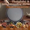 20cm Cast Iron Skillet Round Frying Pan Easy To Clean Omelette Pan for Cooking