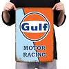 Racing Team Gulf - Vintage Metal Signs - 20*30cm/30*40cm