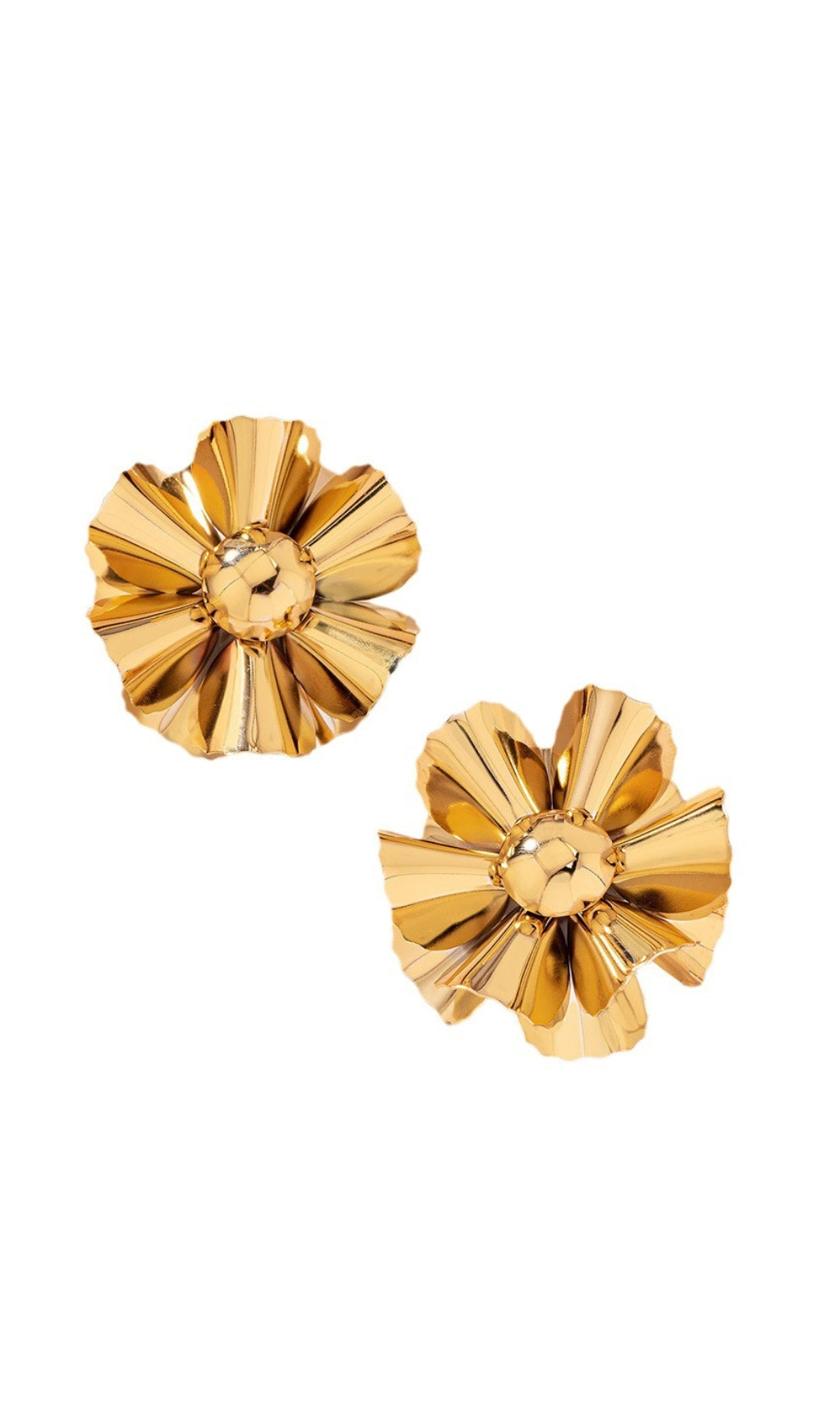 Fashionslee WomenAyane Metal Flower Earrings