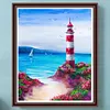Ink Lighthouse-Paint by Numbers Acrylic Painting 40*50CM