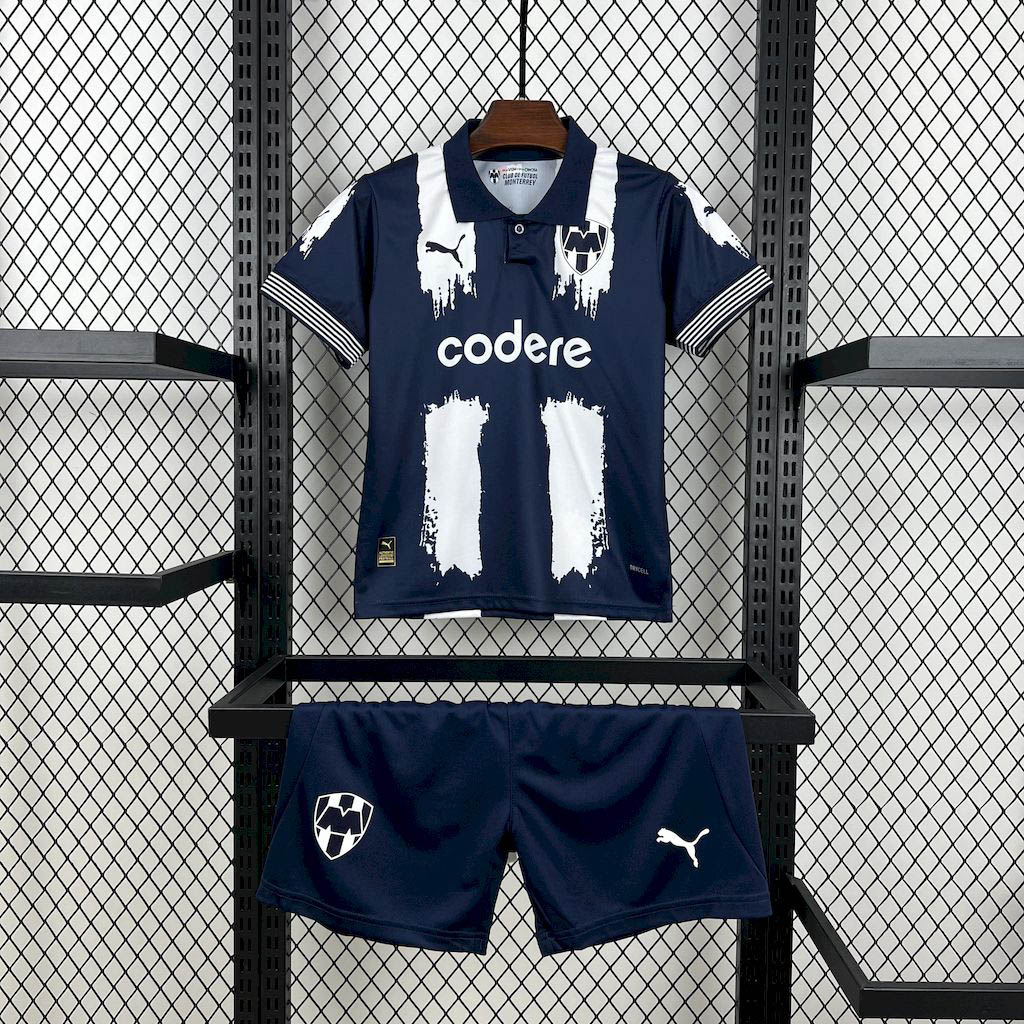 2025-2026 KIDS Monterrey Home Football Shirt 1:1 Thai Quality Maxi Kit