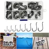 240Pcs Fishing Hooks Octopus FishHooks Fishing Barbed Hooks Fishing Accessories