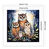 (US Local)Owl Mother Child-11CT Stamped Cross Stitch Kit(45x45cm)