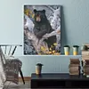 (Stamped/Counted) (Winter) Bear - 11CT Cross Stitch 50*40cm/19.69*15.75in
