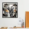 Diamond Painting-DIY Full Round Drill Elephant(40*40 CM)