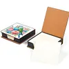 Bird Leather Diamond Art Note Box with 160 Sheets of Paper for Beginners