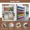 [US Local Warehouse] 13 Rolls Vinyl Roll Holder with Adjustable Hanging Rod for Wallpaper Window Film