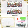 (US Local)6PCS DIY Xmas Diamond Art Greeting Cards Congratulations Cards & Gifts (Squirrel