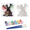 Flying Dragon In Book-Paint by Numbers Acrylic Paintingg 40*40CM(Watercolor)(HOT)