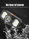 XPE COB LED Headlamp USB Rechargeable Waterproof Outdoor Fishing Headlight