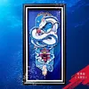 3D Decorative Paint of Nigihayami Kohakunushi & Bathhouse - Spirited Away Decorative Painting - Mystical Art Studios