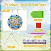 Mandala DIY Acrylic Special Shape Drill Diamond Art Hanging Decor Kits