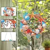 Diamond Painting Acrylic Seashell Starfish 5D Diamond Painting Wreath Clock
